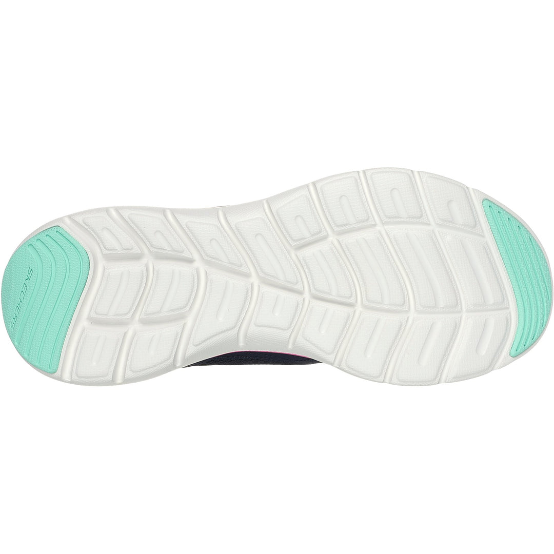 Womens Wide Fit Skechers 150202 Flex Appeal 5.0 Fresh Touch Trainers