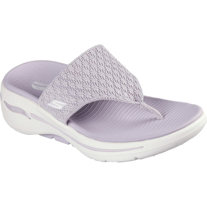 Women's Wide Fit Skechers 140803 Go Walk Arch Fit Sandals