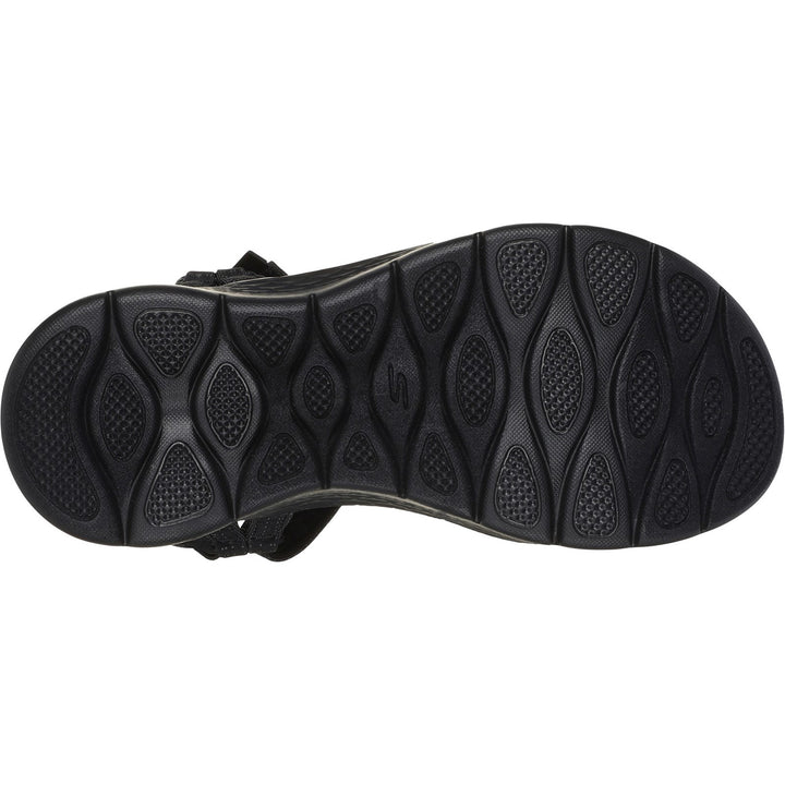 Women's Wide Fit Skechers 141451 Go Walk Flex Sublime Sandals in Navy - Image 1
