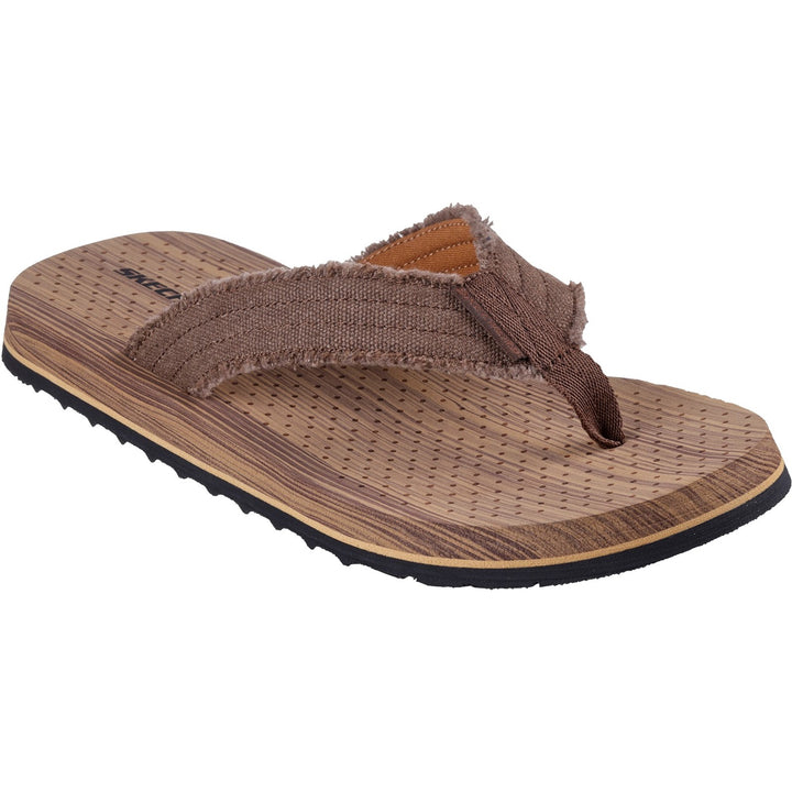 Men's Wide Fit Skechers 205098 Tantric Fritz Sandals - Brown in Brown - Image 1