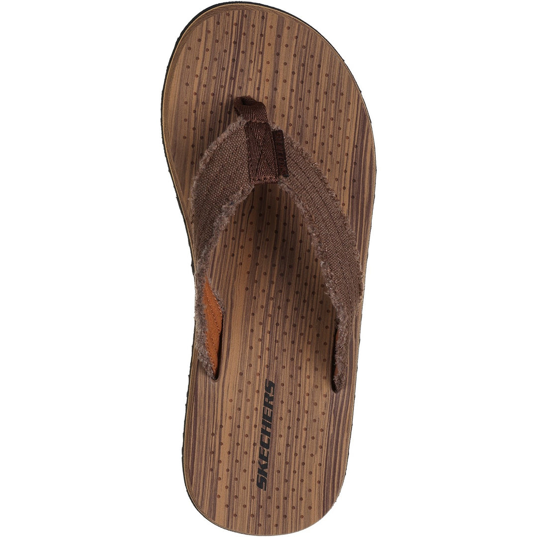 Men's Wide Fit Skechers 205098 Tantric Fritz Sandals - Brown in Brown - Image 5