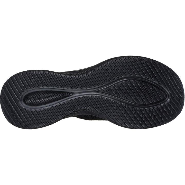 Women's Wide Fit Skechers 150450 Slip-ins Ultra Flex 3.0 Easy Win Trainers in Black/White - Image 1