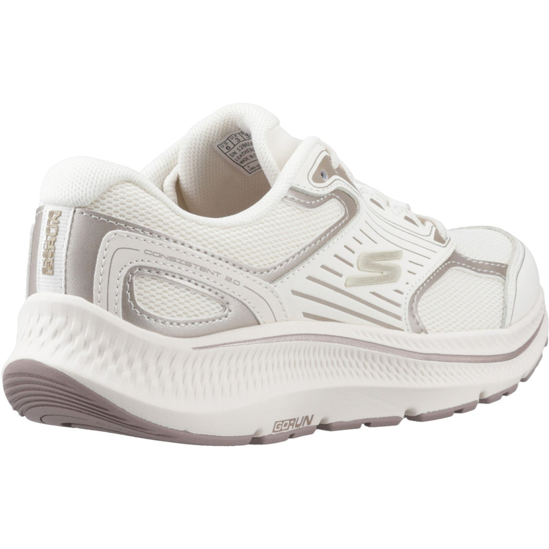 Women's Wide Fit Skechers 128606 Go Run Consistent 2.0 Advantage Trainers in Navy/Multi - Image 21