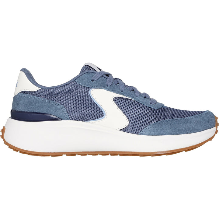 Women's Wide Fit Skechers 150600 Blvd Retro Revival Trainers