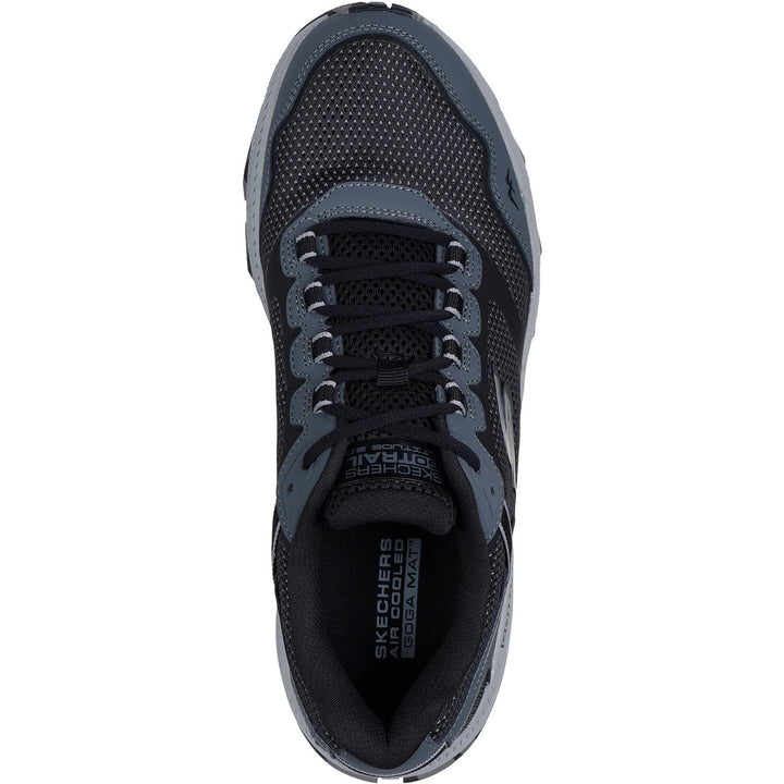 Men's Wide Fit Skechers 220754 Go Run Trail Altitude 2.0 Trainers in Olive/Black - Image 1
