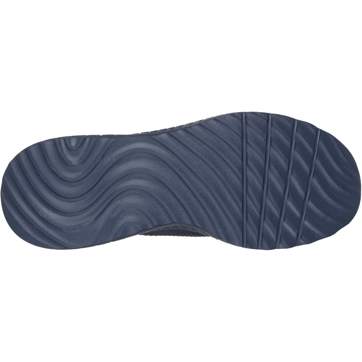 Women's Wide Fit Skechers Slip-ins 117497 Waves Bobs Sport Squad Trainers in Black - Image 1