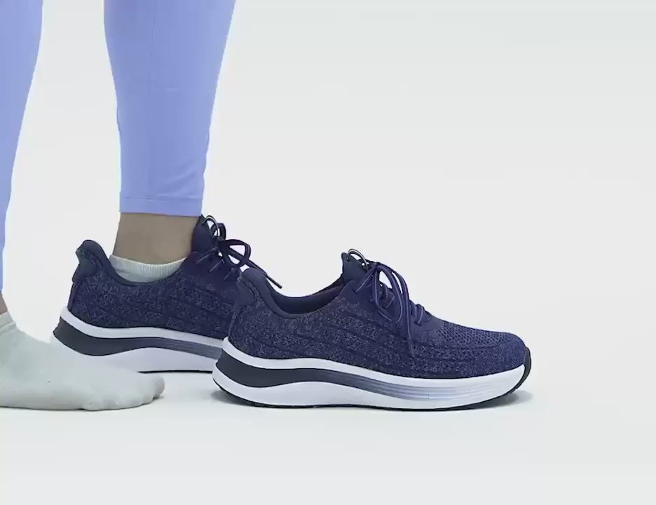 Women's Wide Fit Orthofeet Nira 80027 Hands-free Trainers