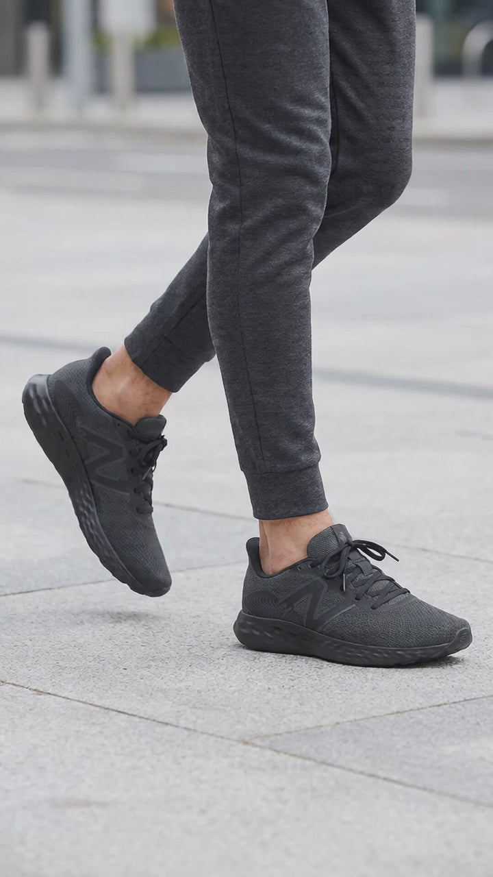 Zapatillas de running New Balance 411V3 de ajuste ancho para hombre in Negro - Image 3