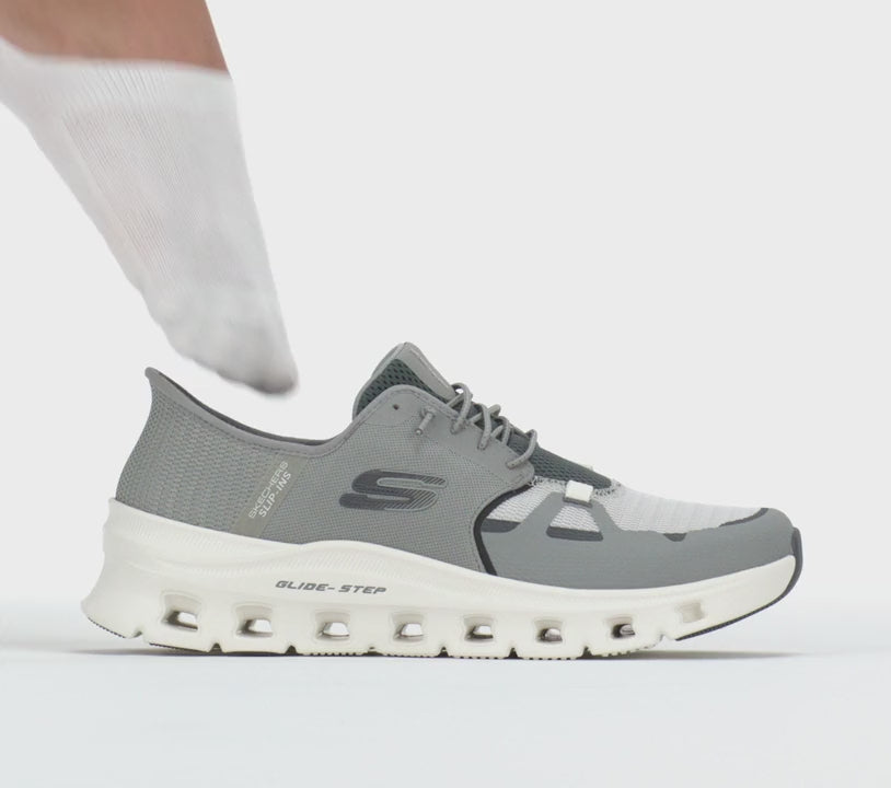 Zapatillas Skechers 232930 Slip-ins Glide Step Pro de corte ancho para hombre