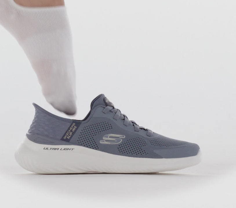 Zapatillas de deporte sin cordones Skechers 232459 Bounder 2.0 Emerged de corte ancho para hombre