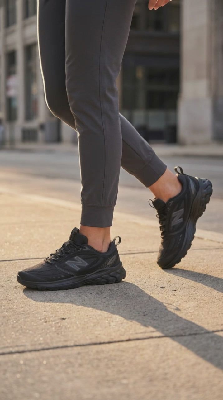 Zapatillas deportivas de mujer New Balance M410 Fresh Foam de ajuste ancho in Negro - Image 3