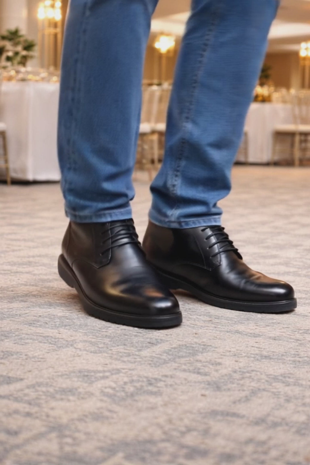 Botas de vestir de cuero Tredd Well William 22757 para hombre, de corte ancho, color negro in Negro - Image 9