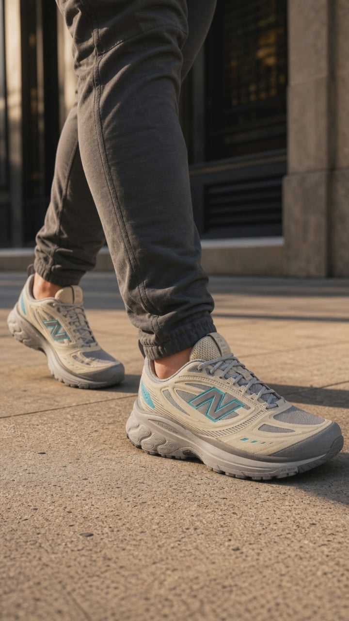 Zapatillas de hombre New Balance M410 Fresh Foam de horma ancha in Negro - Image 1