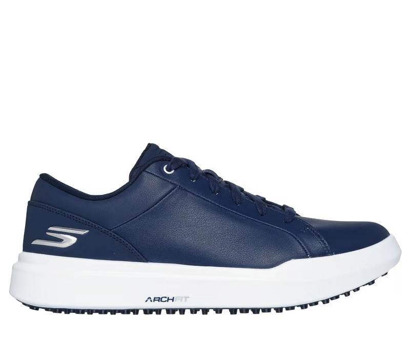 Zapatillas de golf impermeables Skechers 214128 Go Golf Drive 6 de ajuste holgado para hombre in Blanco negro - Image 7