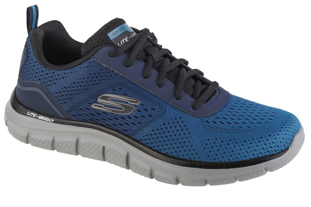 Skechers 232399 Track-Ripkent Walking Trainers de ajuste ancho para hombre in Negro/Carbón - Image 10