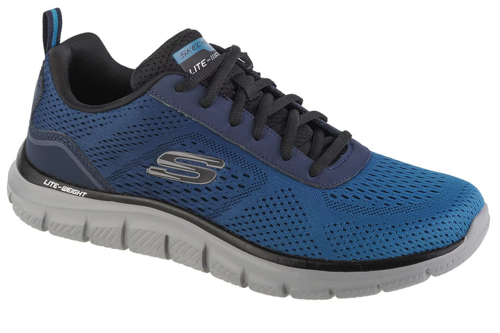 Skechers 232399 Track-Ripkent Walking Trainers de ajuste ancho para hombre in Negro/Carbón - Image 1