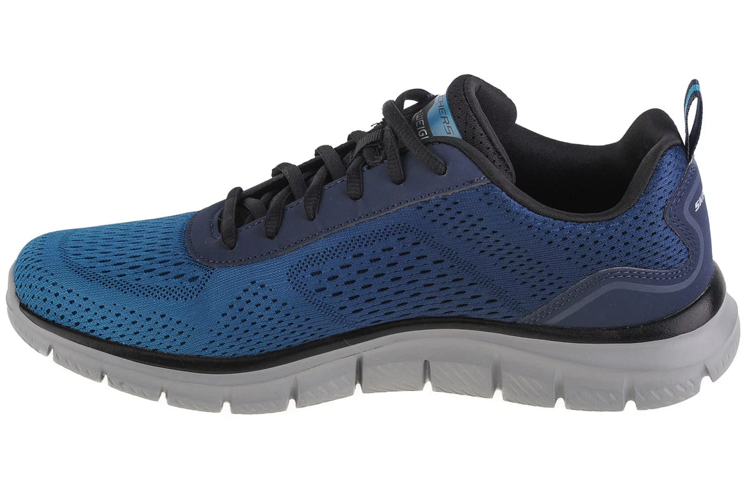 Skechers 232399 Track-Ripkent Walking Trainers de ajuste ancho para hombre in Negro/Carbón - Image 12