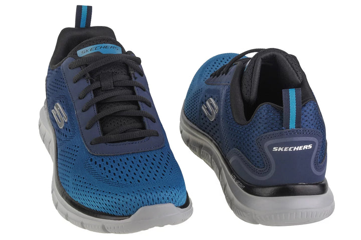 Skechers 232399 Track-Ripkent Walking Trainers de ajuste ancho para hombre in Negro/Carbón - Image 1