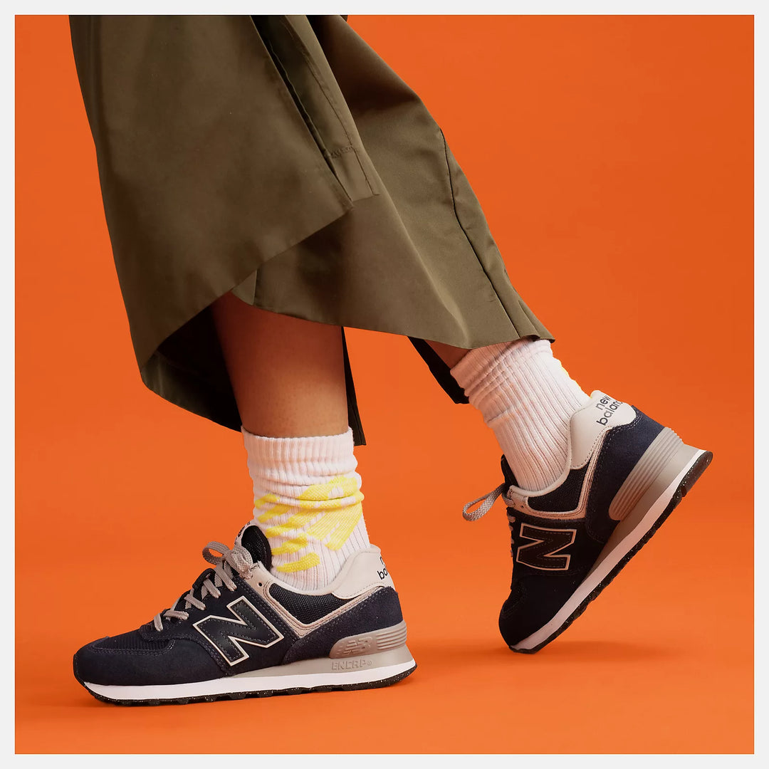 Zapatillas de running New Balance ML574EVN de corte ancho para mujer - Exclusivas - Azul marino ENCAP