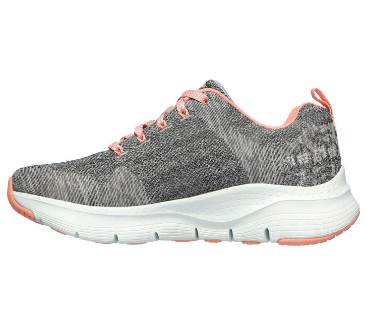Mujer Wide Fit Skechers Comfy Wave 149414 Arch Fit Entrenadores