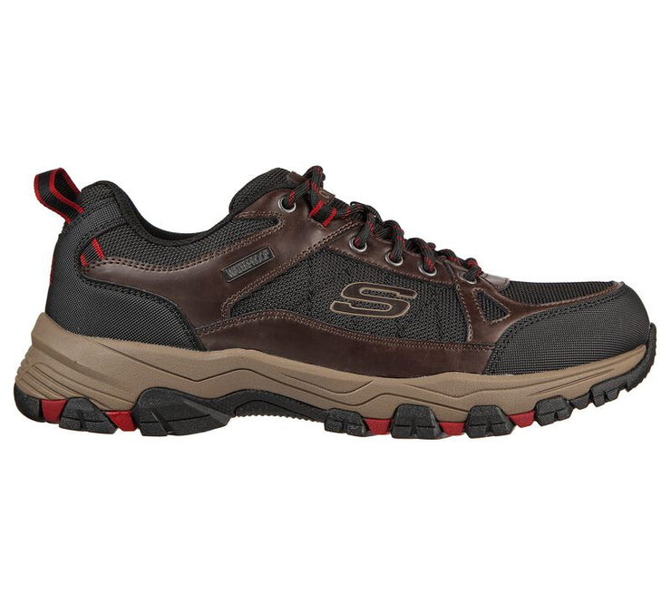 Skechers 204427 Wide Chocolate Black Selmen Hiking Boots-1