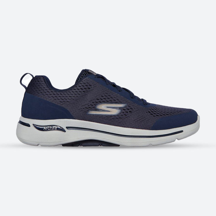 Hombre Wide Fit Skechers Go Walk IDYLLIC 216116 Arch Fit Trainers