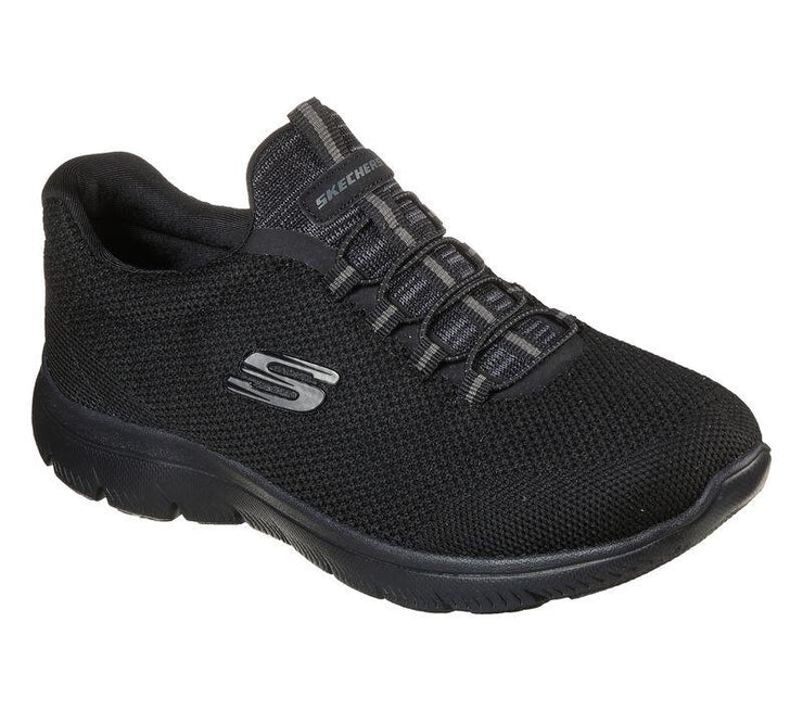 Mujer Wide Fit Skechers 149206 Summits Cool Classic Walking Trainers
