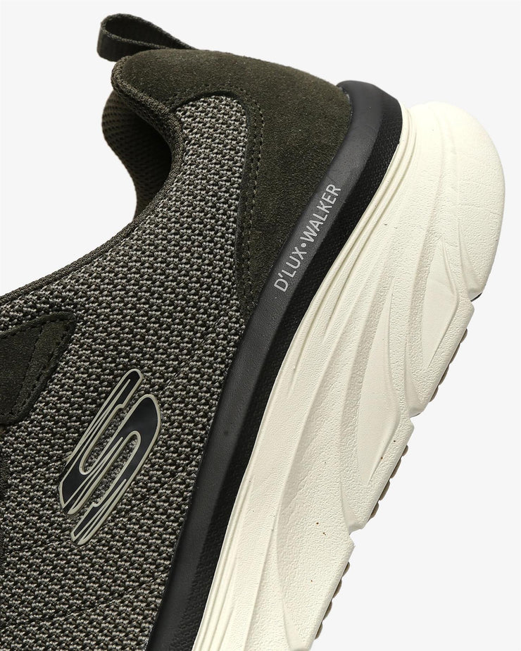 Skechers Bersaga 232263 D'lux - Zapatillas para caminar de ajuste ancho para hombre