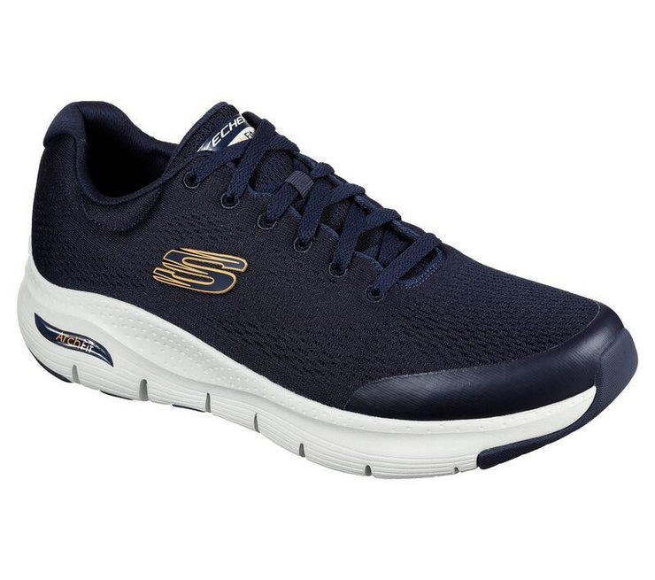 Hombre Wide Fit Skechers 232040 Arch Fit Walking Trainers
