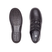 Zapatos DB Glossop de ajuste ancho para mujer - Negro