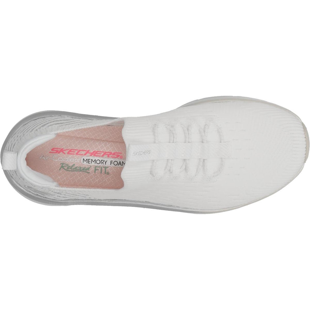 Skechers de corte ancho para mujer Let It Glow- 149366 D'lux Walker Relaxed Fit Trainers