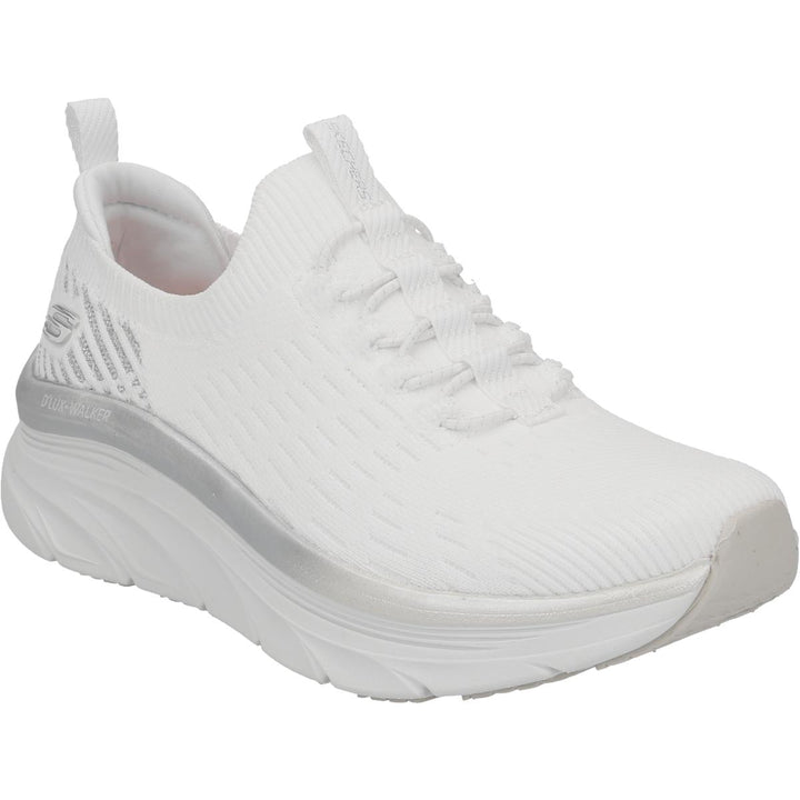 Skechers de corte ancho para mujer Let It Glow- 149366 D'lux Walker Relaxed Fit Trainers