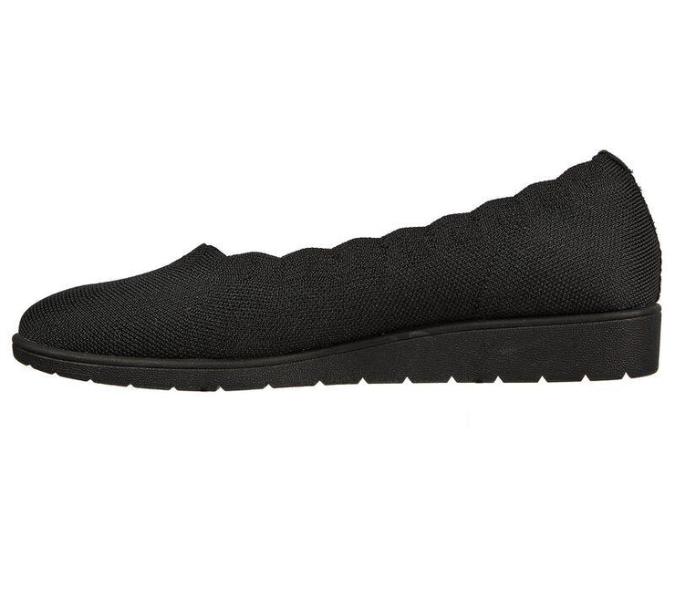 Zapatos sin cordones para mujer Skechers 158156 Cleo Flex Wedge Spellbind de ajuste ancho