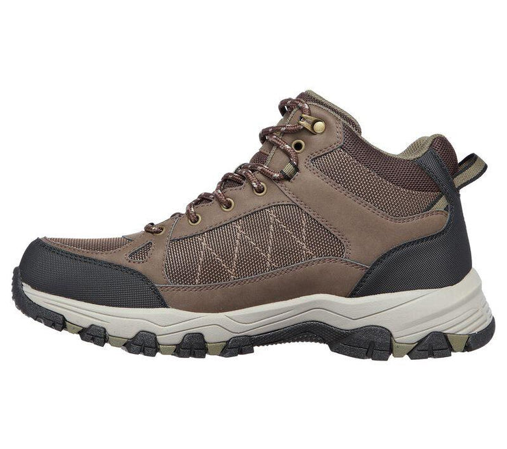 Skechers 204477 Selmen Melano Chocolate Extra Wide Walking Hiking Boots-3