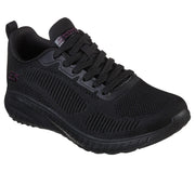 Mujer Skechers Bobs Squad Chaos Face Off 117209 Vegan Trainers de ajuste ancho