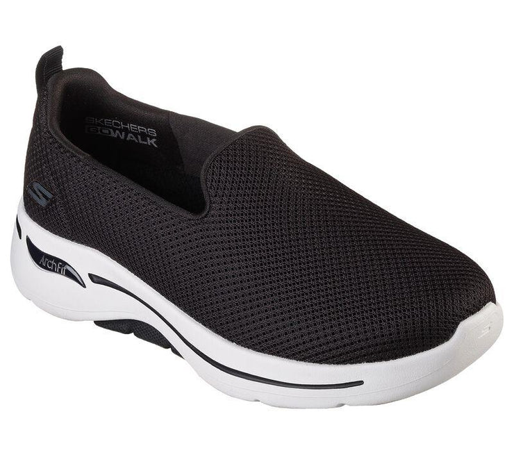 Mujer Skechers Grateful 124401 Arch Fit Walking Trainers de ajuste ancho