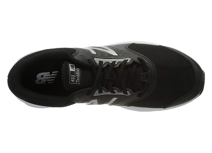 Zapatillas de running y senderismo New Balance M411LB1 de corte ancho para hombre in Negro - Image 5
