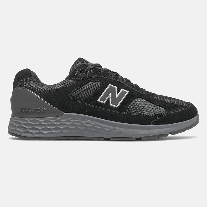 Zapatillas de senderismo New Balance MW1880 de corte ancho para hombre, color gris
