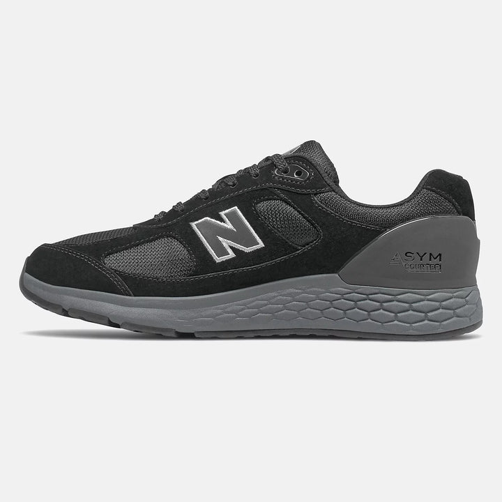 Zapatillas de senderismo New Balance MW1880 de corte ancho para hombre, color gris