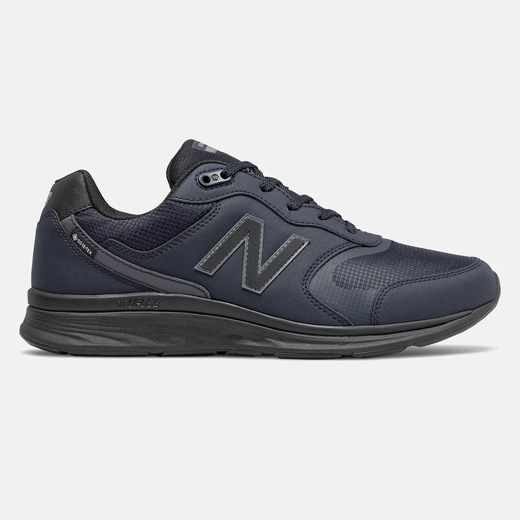 Hombres Wide Fit New Balance MW880GD4 Impermeable Walking Navy Trainers