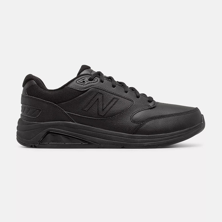 Hombre Wide Fit New Balance MW928BK3 Negro Walking Trainers
