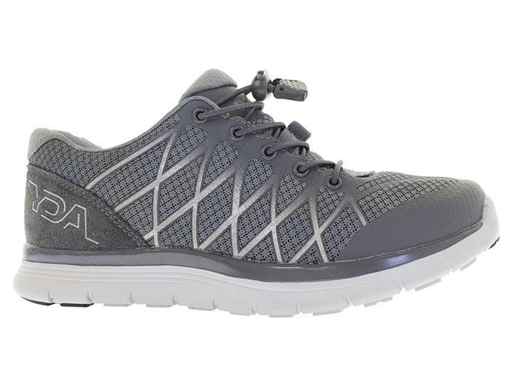 Zapatillas de running YDA W15 de ajuste ancho para mujer in Gris - Image 3